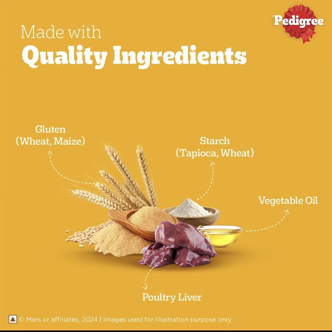 Pedigree Chicken Flavour Tasty Jerky Dogs Treats