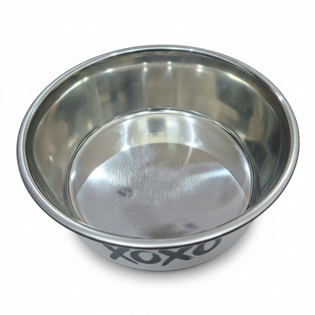Cat and Dog Stainless Steal Feeding Bowl(XOXO)