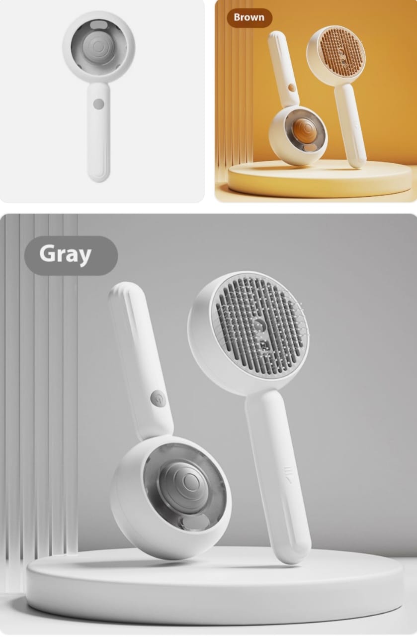 Pet Spray Comb with Battery Power for Cats and Dogs Hair Removal Grooming Tool
