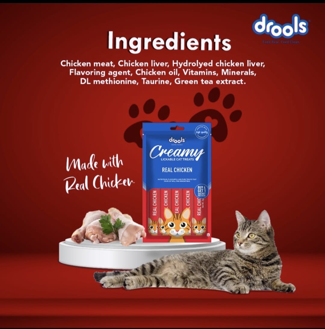 Drools Real Chicken Creamy Cat Treats