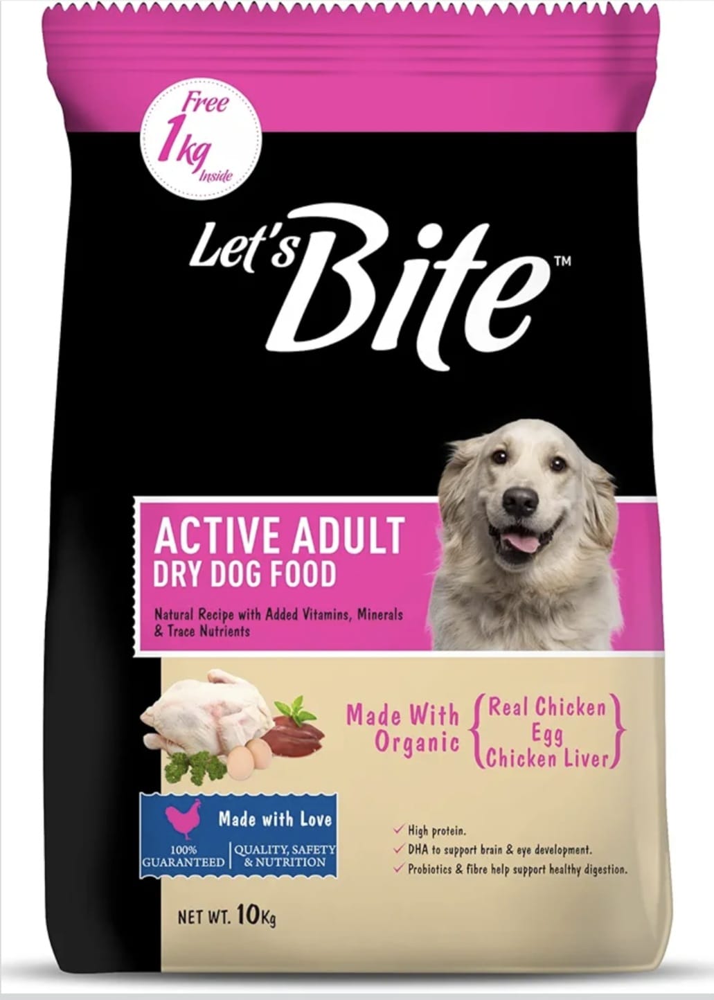 Drools Let's Bite Active Adult Chicken Dry Food
