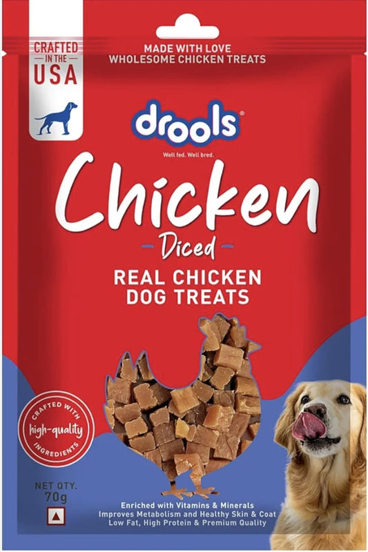 Drools Chicken Diced Dog Treats