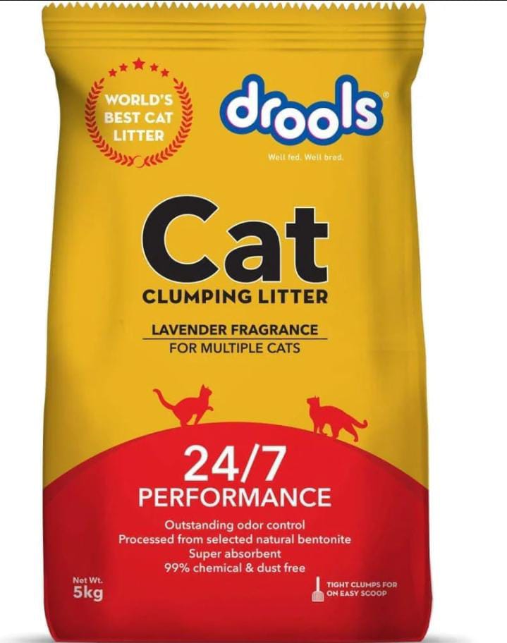 Drools Lavender Scented Clumping Cat Litter