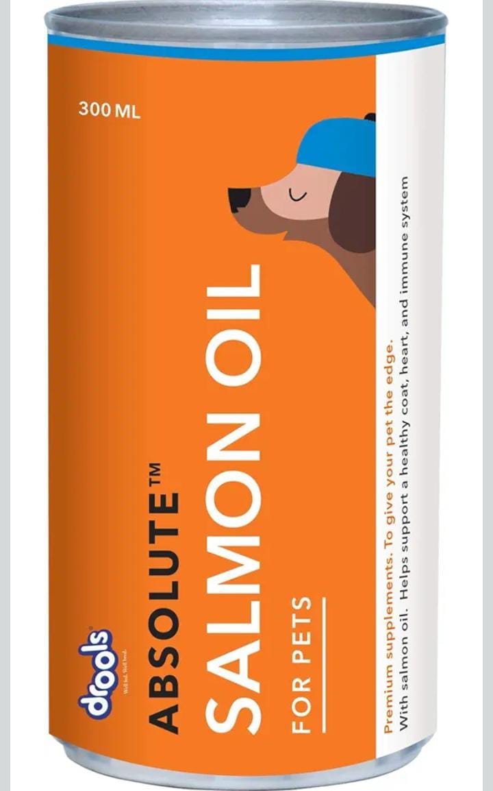 Drools Absolute Salmon Oil Syrup-Dog Supplement