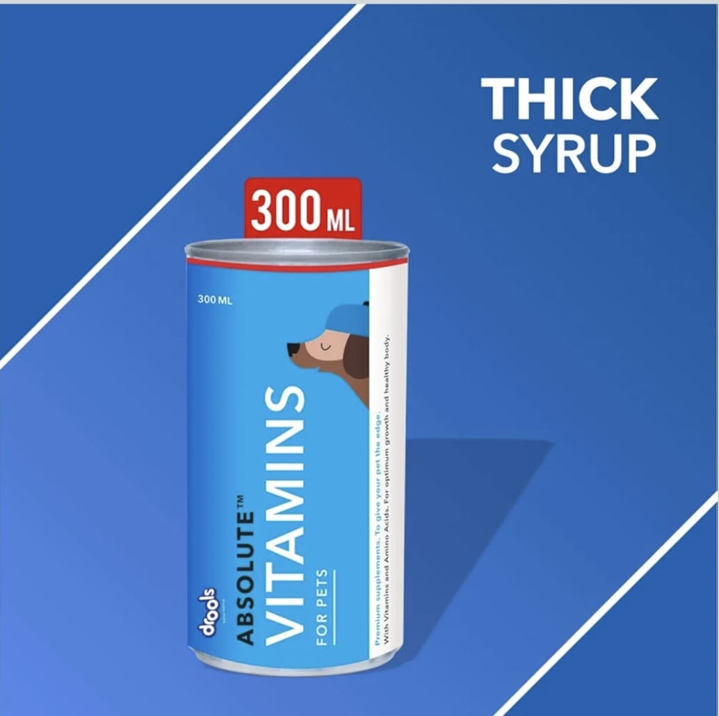 Drools absolute Vitamin supplements syrup for pets
