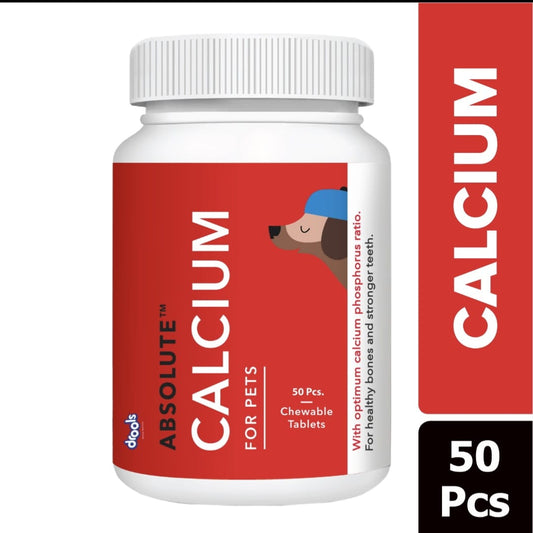 Drools Absolute Calcium Supplement Tablets for Pets