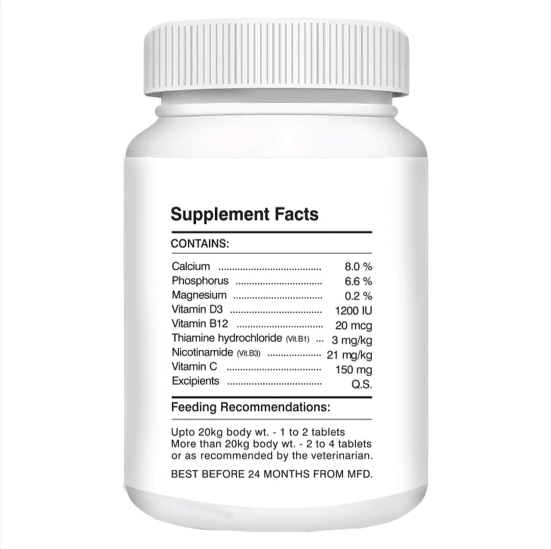 Drools Absolute Calcium Supplement Tablets for Pets