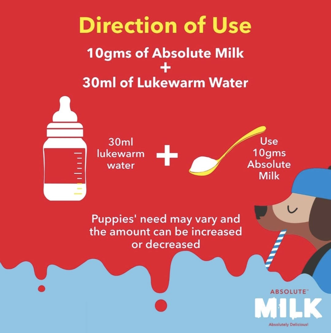 Drools Absolute Liquid Mik for Newborn Puppy Dod, 500G Pack