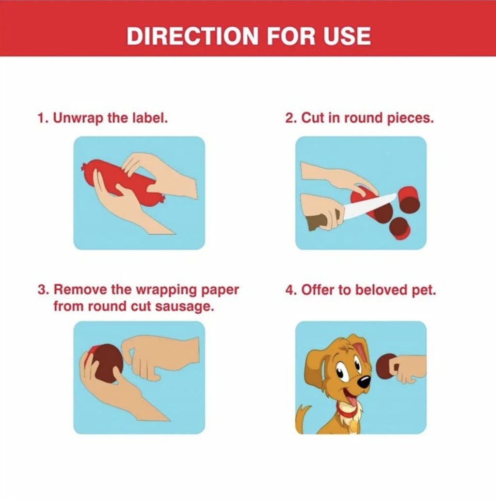 Drools Real Chicken Sausage Dog Food