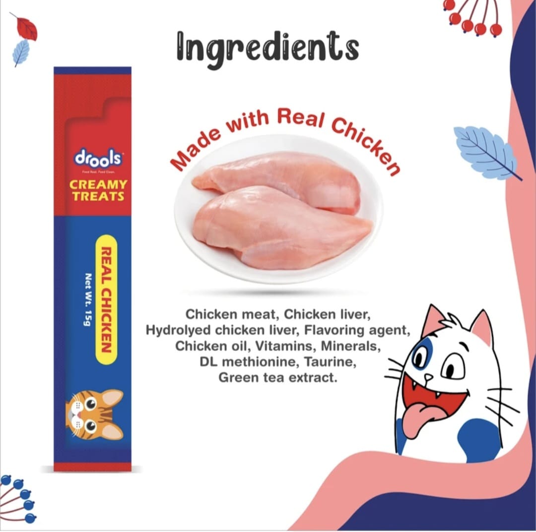 Drools Real Chicken Creamy Cat Treats