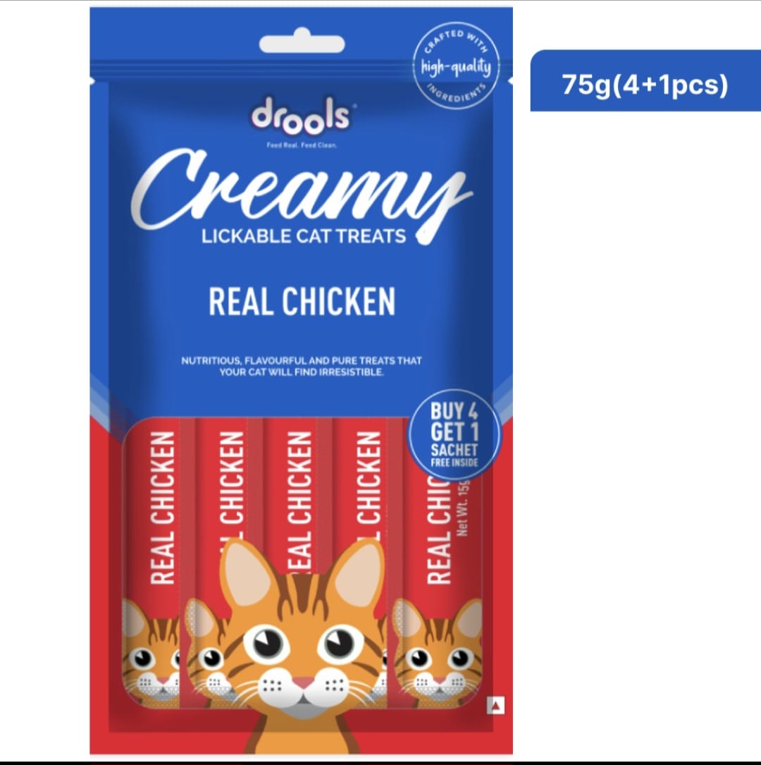 Drools Real Chicken Creamy Cat Treats
