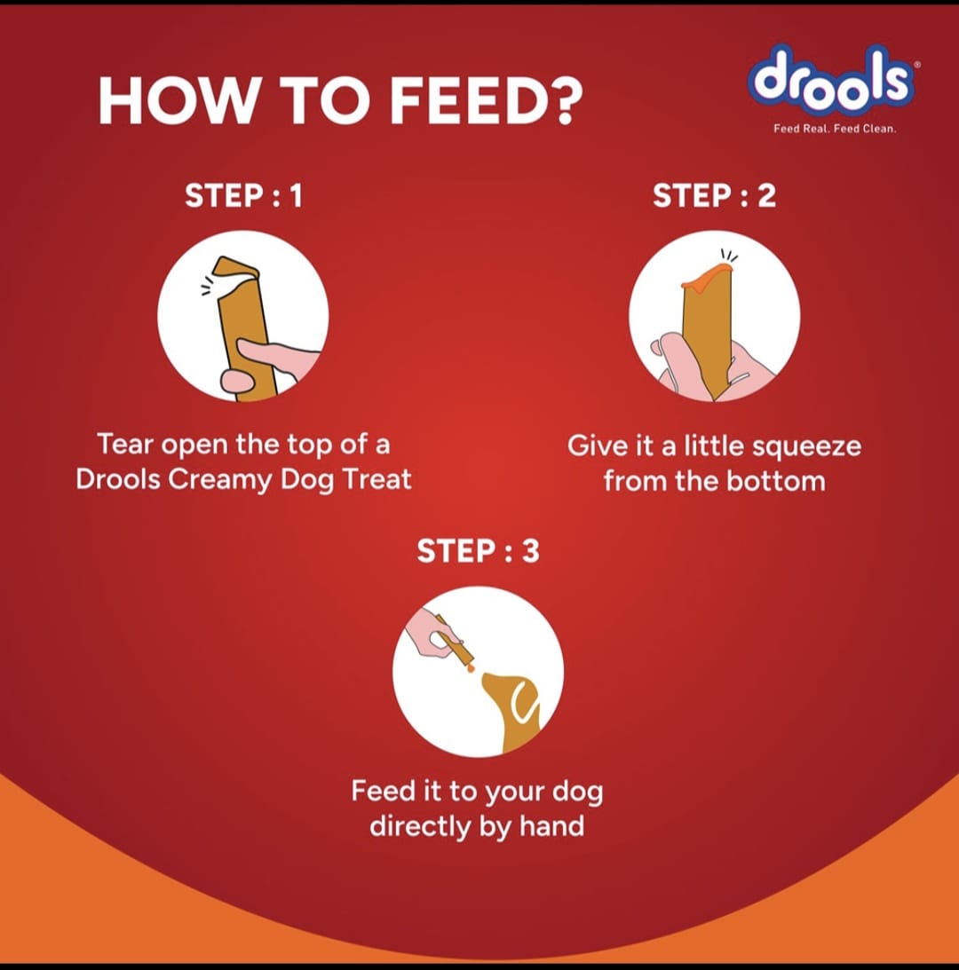 Drools Chicken & Carrot Creamy Dogs Treats