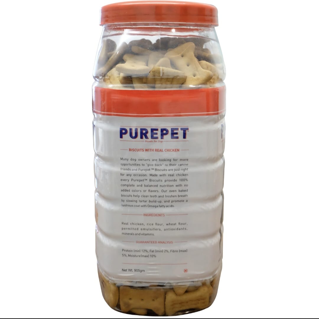 Purepet Real Chicken Flavor Biscuit Dog