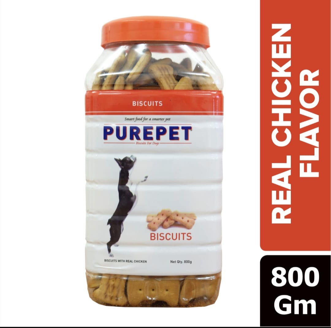 Purepet Real Chicken Flavor Biscuit Dog