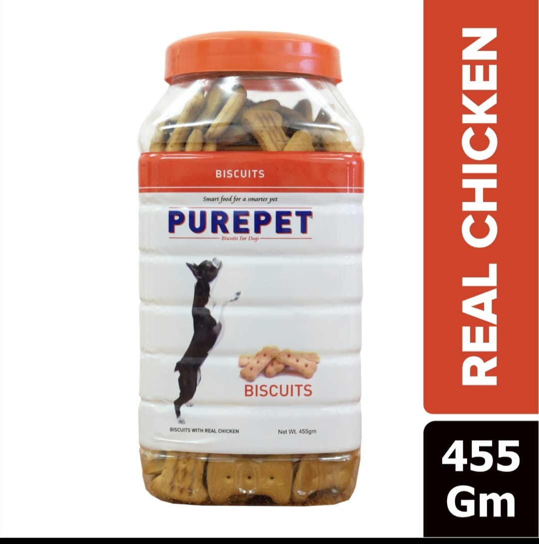 Purepet Real Chicken Flavor Biscuit Dog