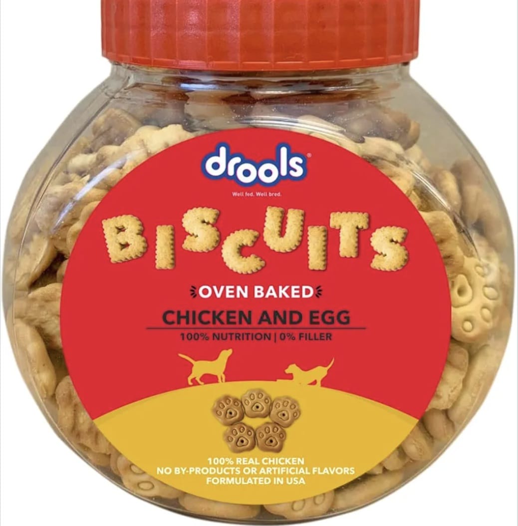 Drools Chicken and Egg Biscuit Dog Treats