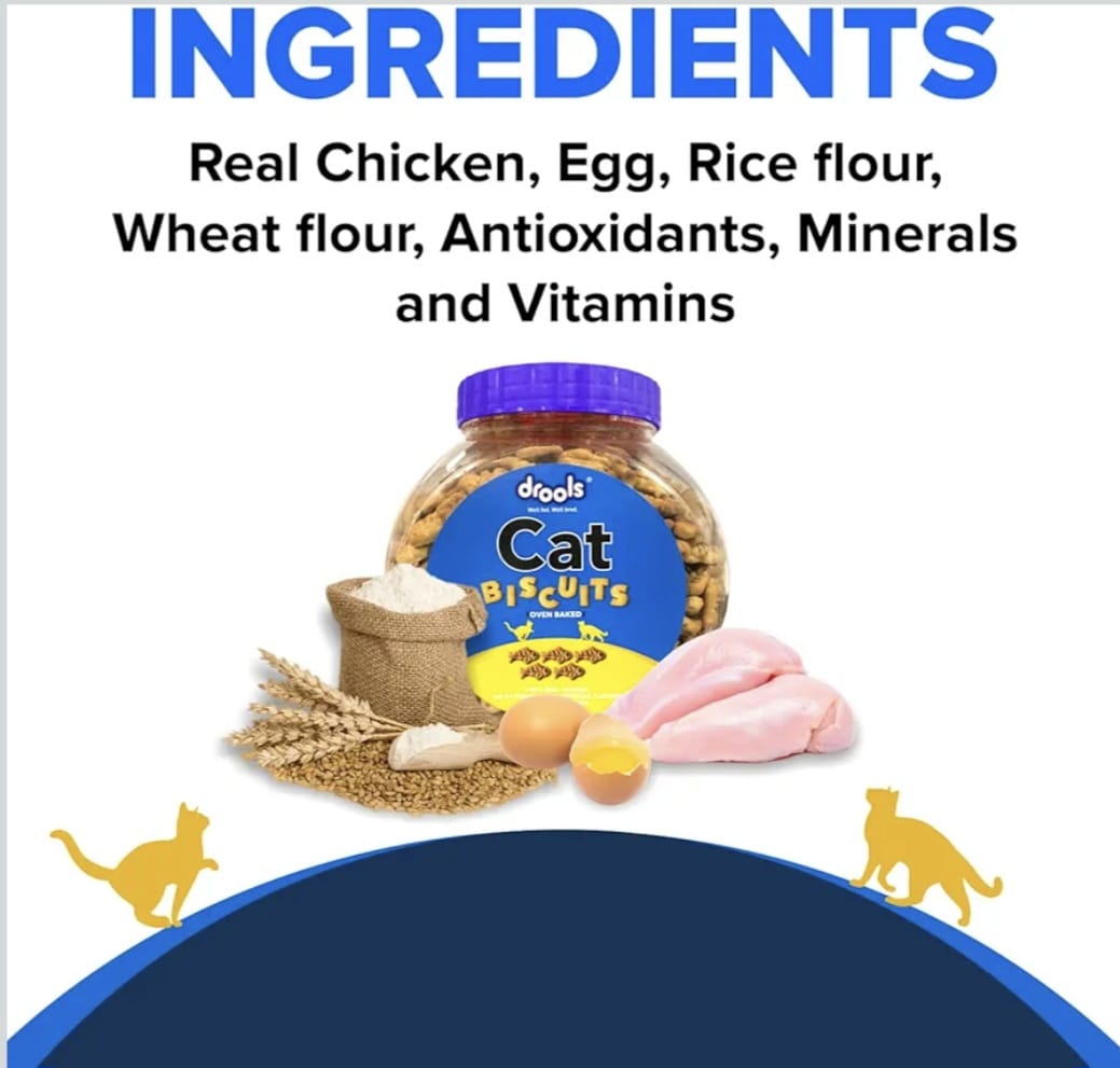 Drools 100 % Real Chicken Biscuit Cat Treat