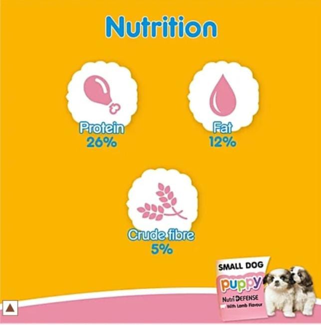 Pedigree Lamb & Milk Puppy Small Dog Dry Food