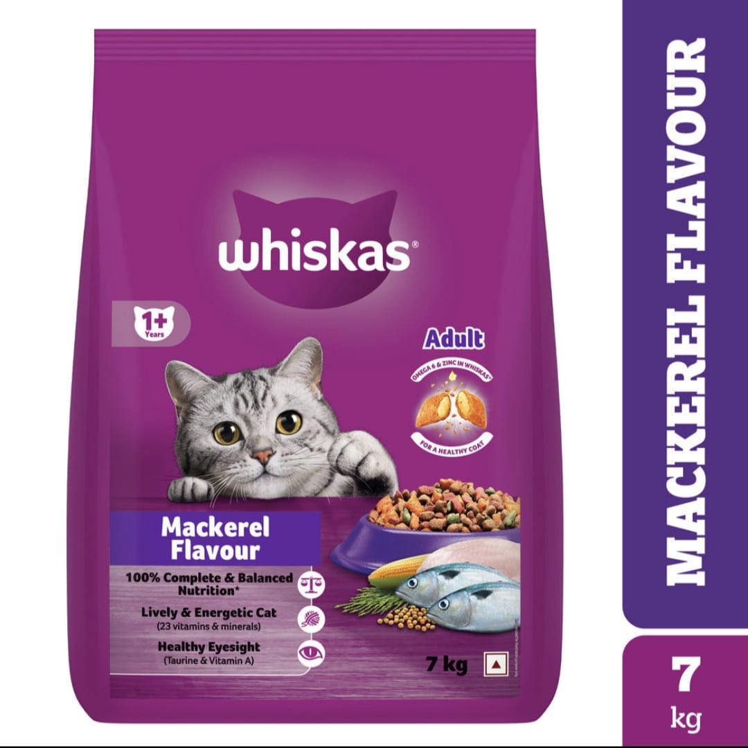 Whiskas Mackerel Flavour Adult Cat Dry Food
