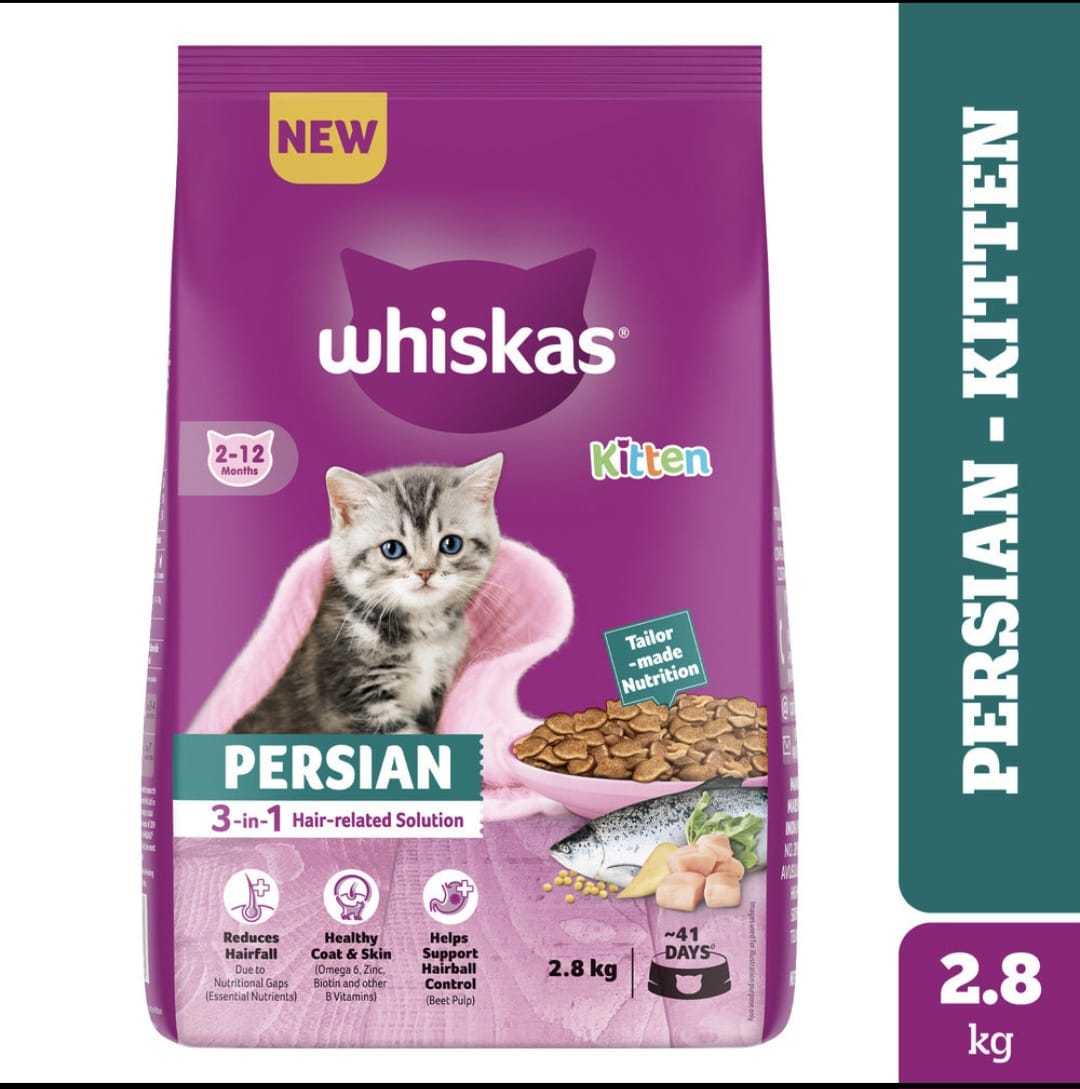 Whiskas Persian Kitten Cat Dry Food