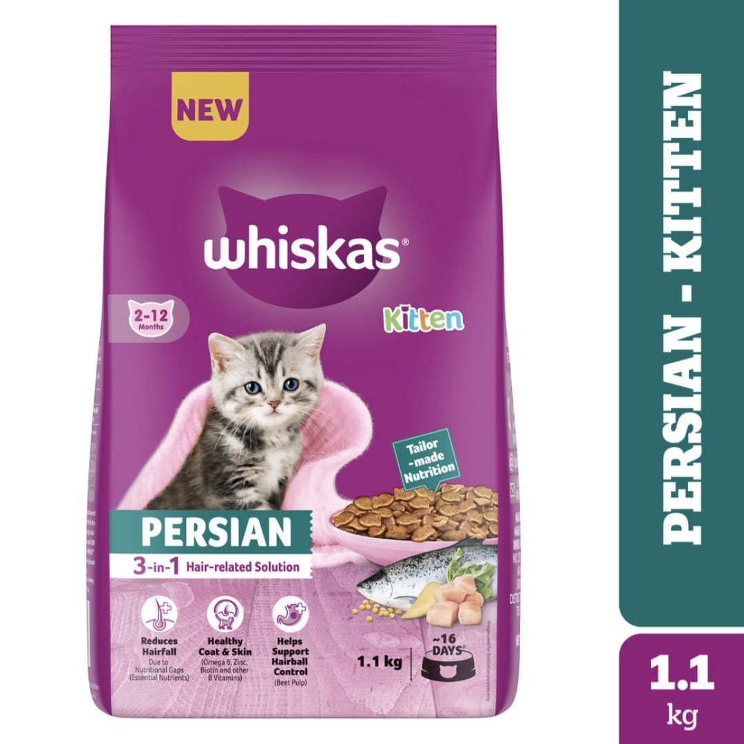 Whiskas Persian Kitten Cat Dry Food