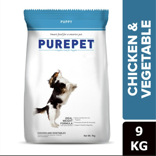 Purepet Chicken & Vegetable Puppy Dry Food