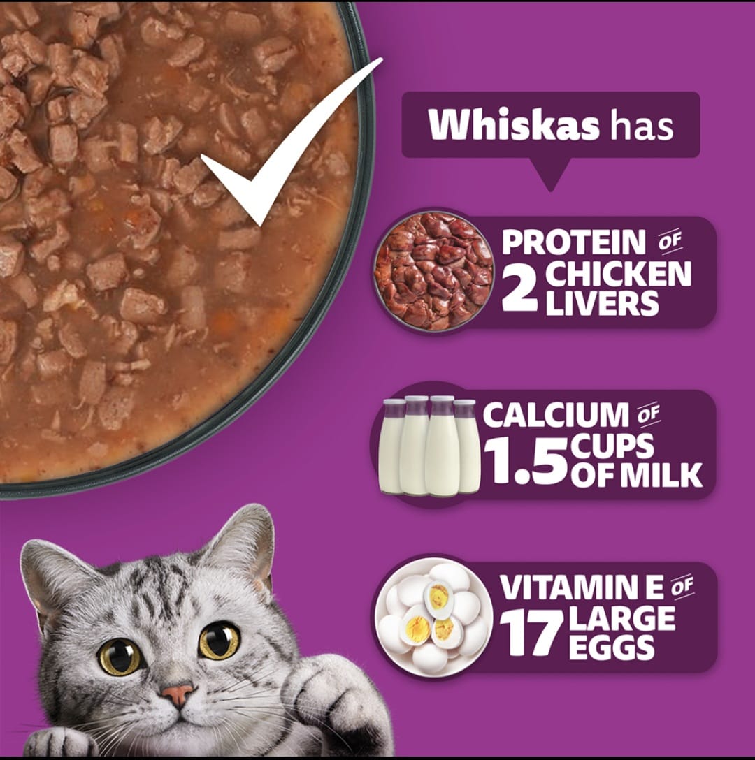 Whiskas Tuna in Jelly for Adult Cat (1+ Years)