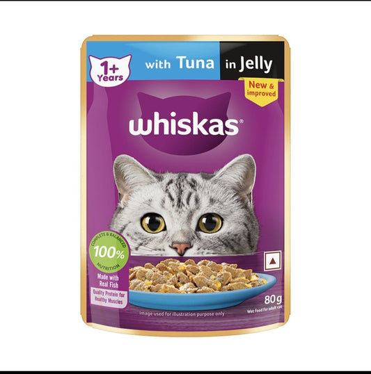 Whiskas Tuna in Jelly for Adult Cat (1+ Years)