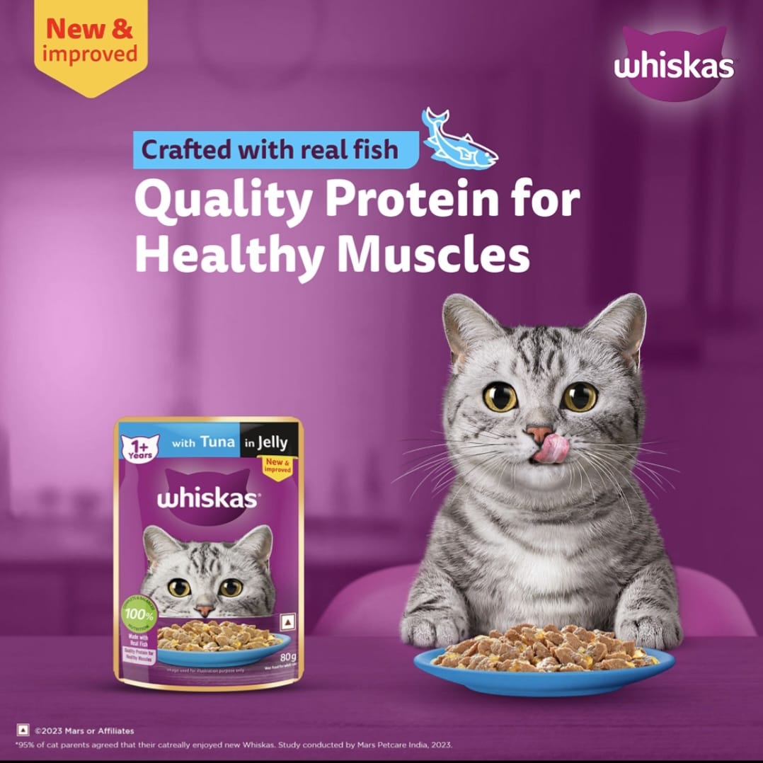 Whiskas Tuna in Jelly for Adult Cat (1+ Years)