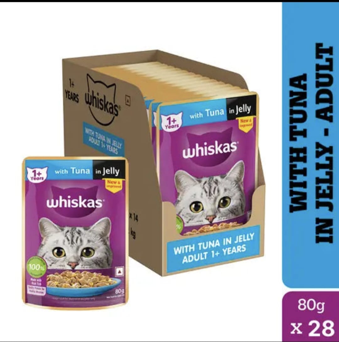 Whiskas Tuna in Jelly for Adult Cat (1+ Years)