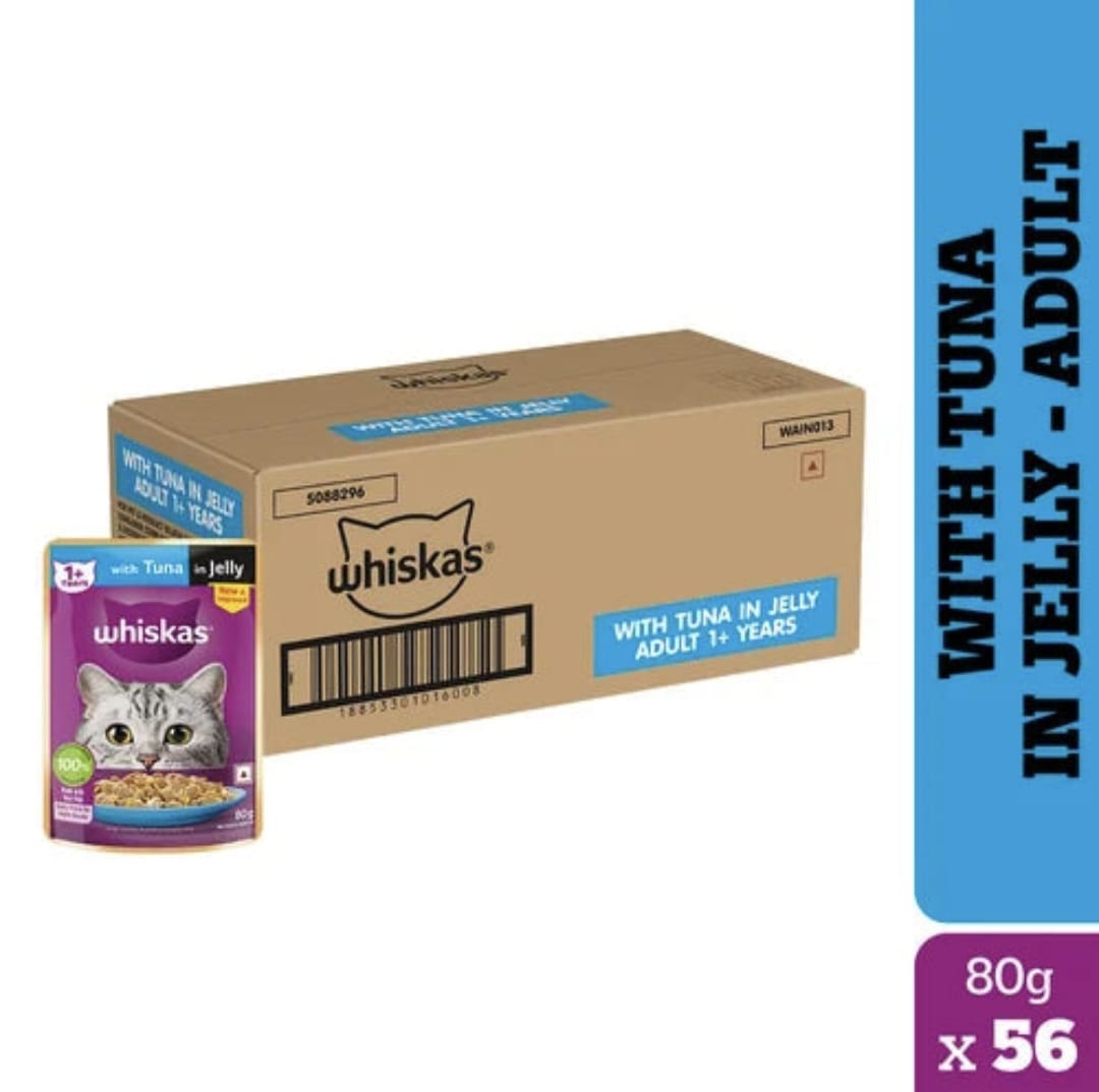 Whiskas Tuna in Jelly for Adult Cat (1+ Years)