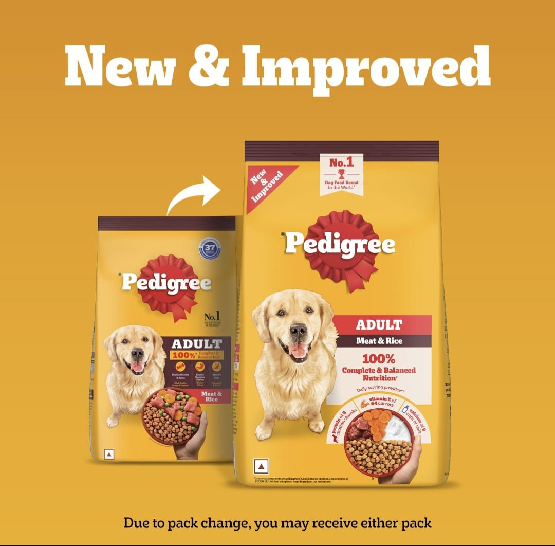 Pedigree Meat & Rice Adult Dog Dry Food