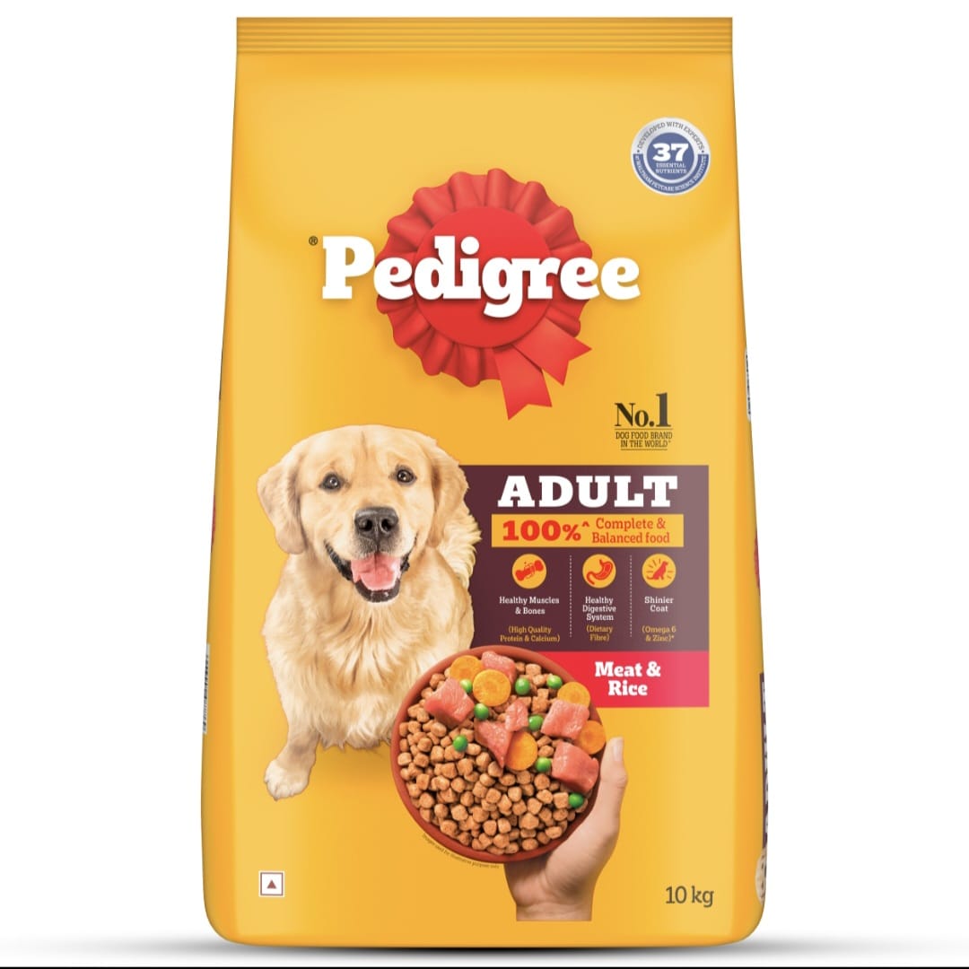 Pedigree Meat & Rice Adult Dog Dry Food