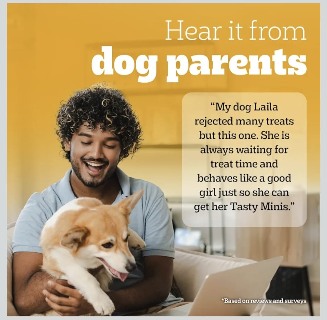 Pedigree Chicken & Duck Flavour Chunks Tasty Minis Adult Dog Treats