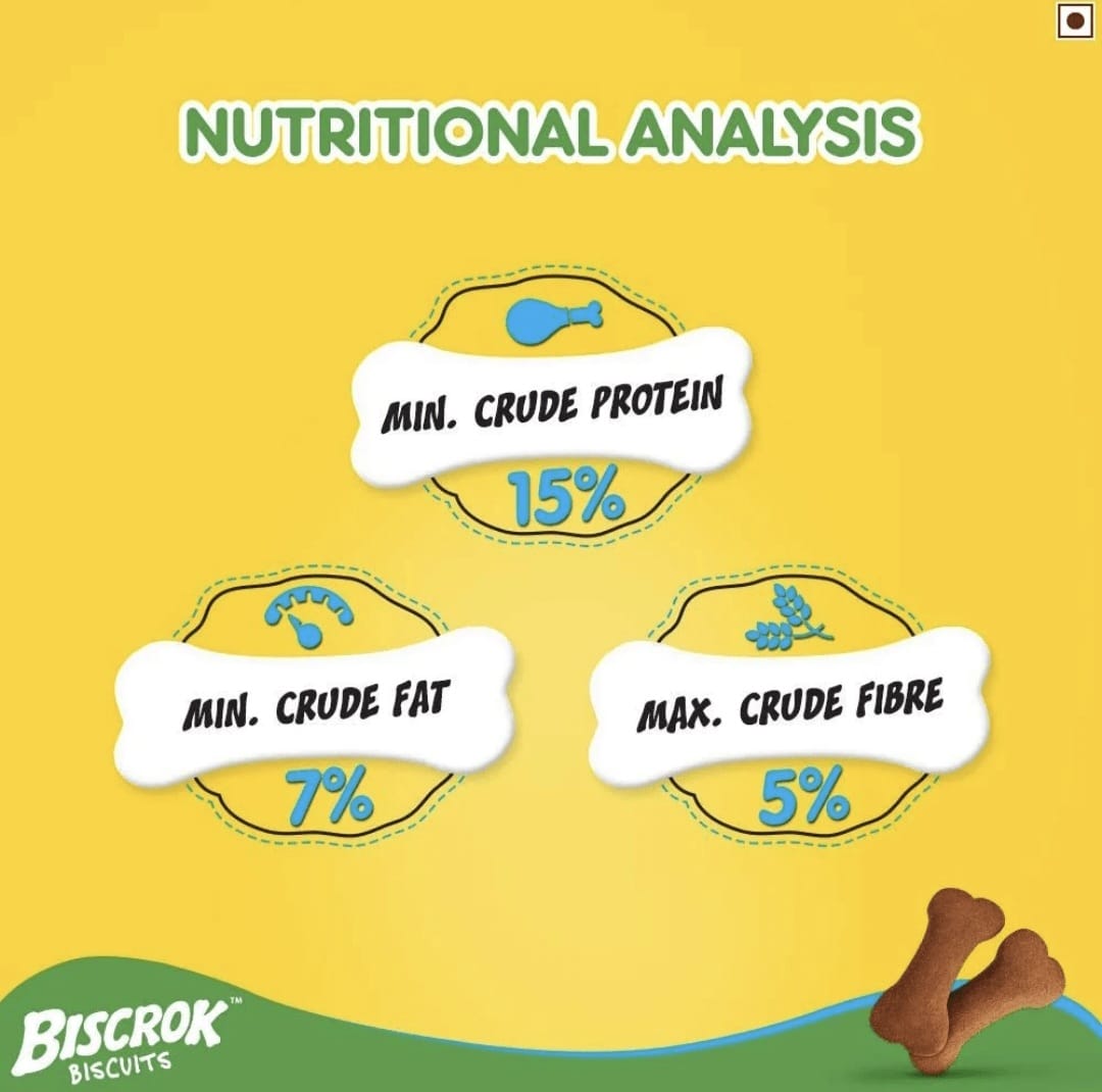 Pedigree Chicken Flavour Biscrok Biscuits for Dogs(500gm)