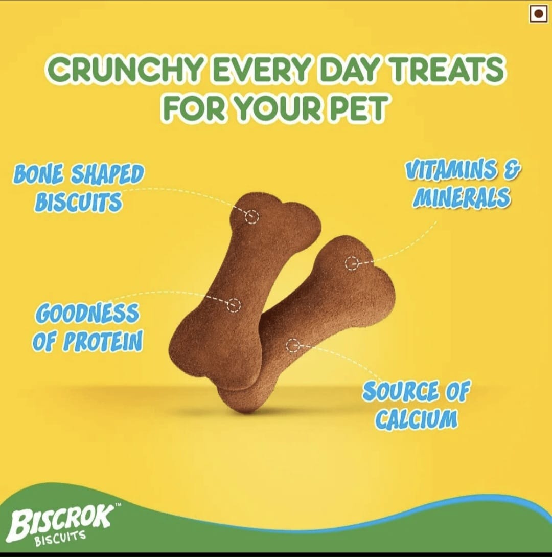 Pedigree Chicken Flavour Biscrok Biscuits for Dogs(500gm)