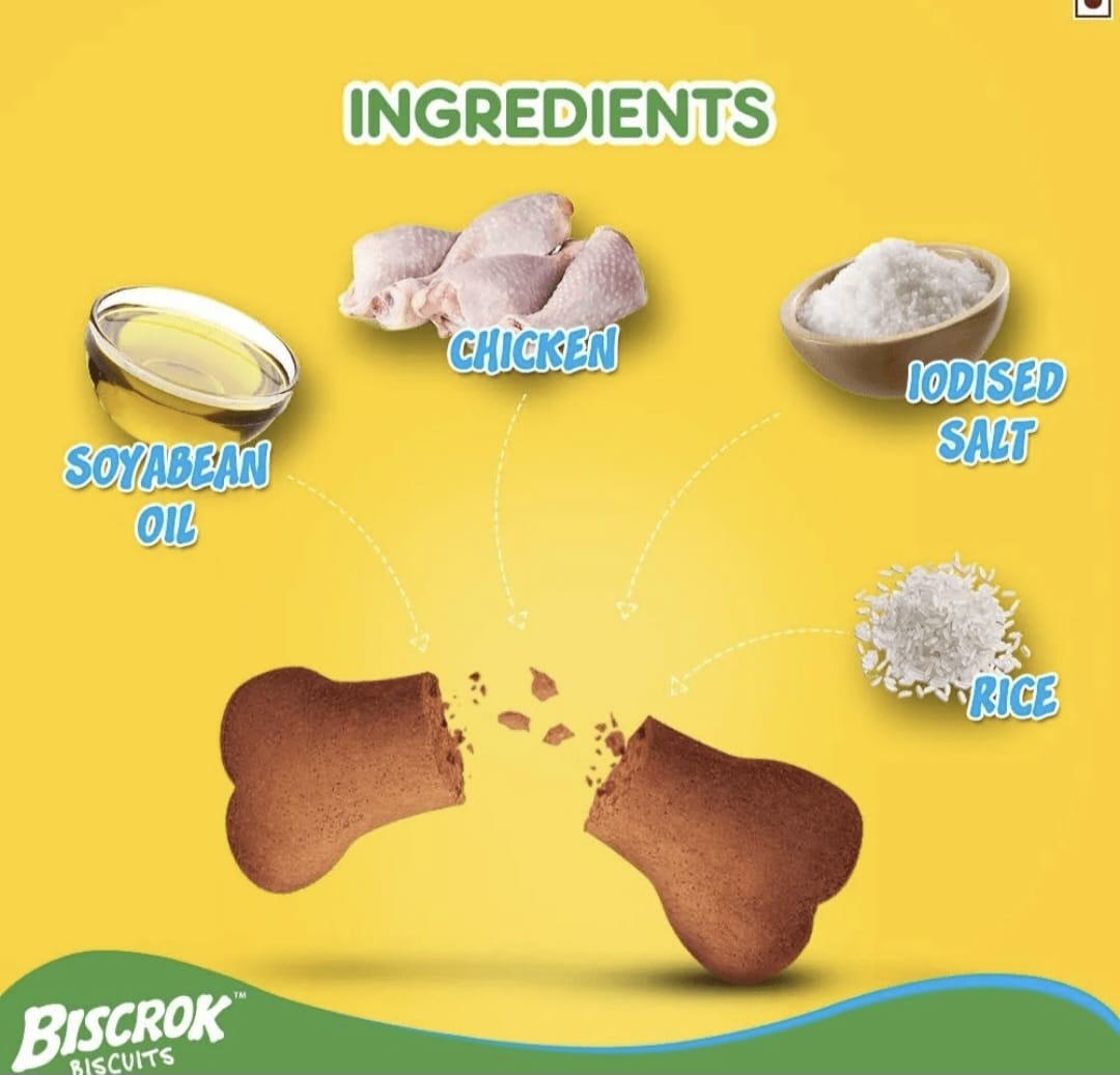 Pedigree Chicken Flavour Biscrok Biscuits for Dogs(500gm)