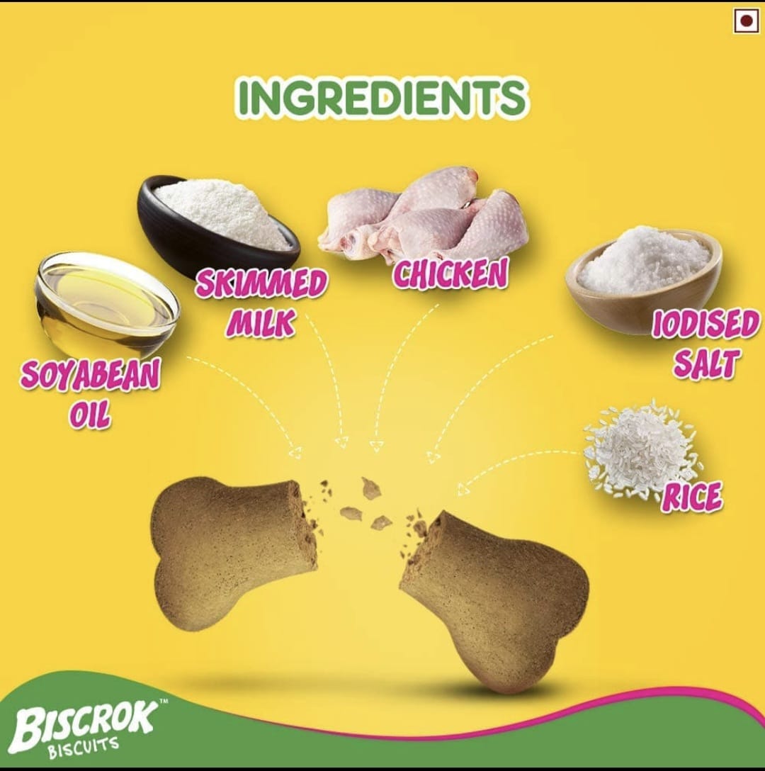 Pedigree Lamb Flavour Biscrok Biscuits for Dogs(500gm)