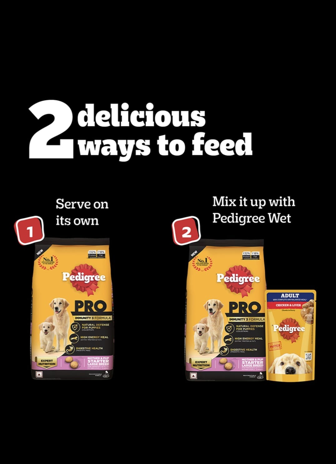 Pedigree Pro Mother & Pup Starter Large Breed Dog Dry Food