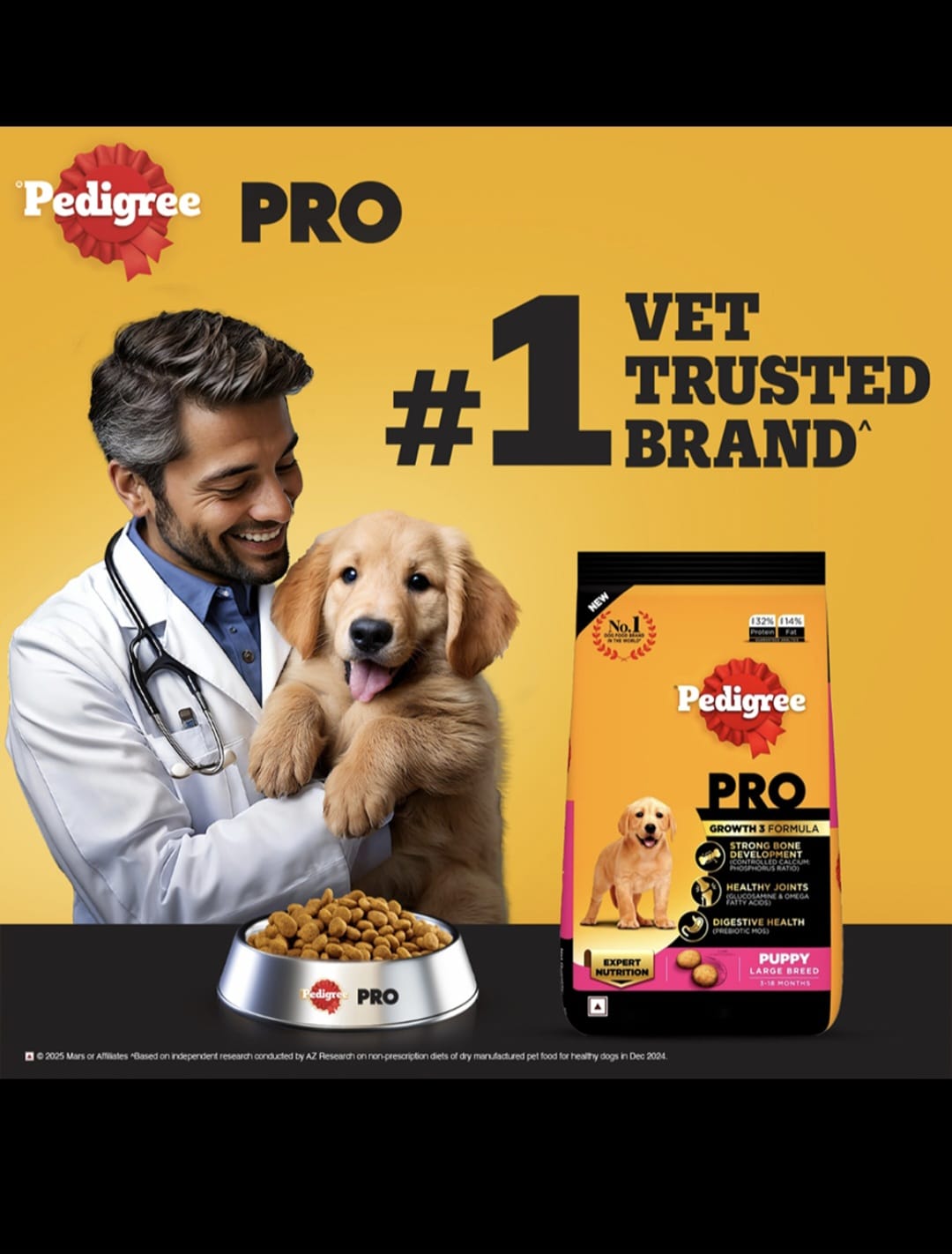 Pedigree Pro Puppy Large Breed Dog Dry Food