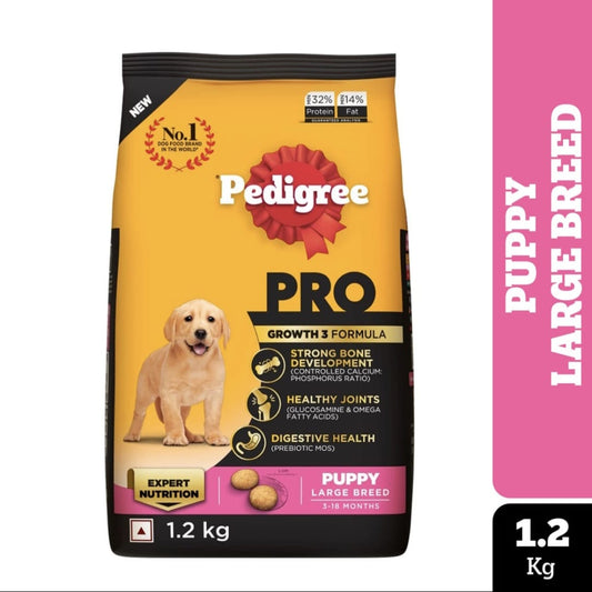 Pedigree Pro Puppy Large Breed Dog Dry Food