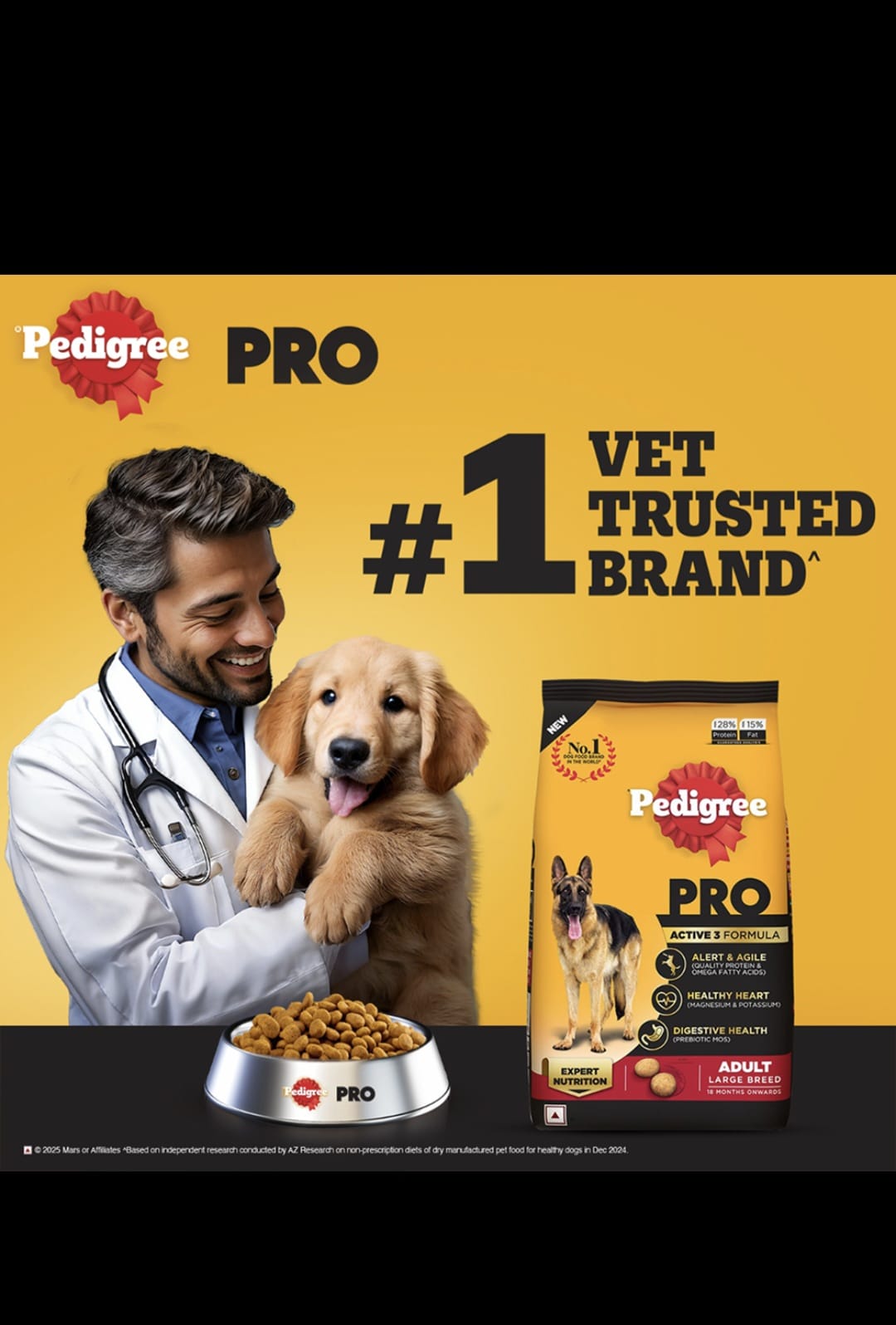 Pedigree Pro Adult Large Breed Dog Dry Food