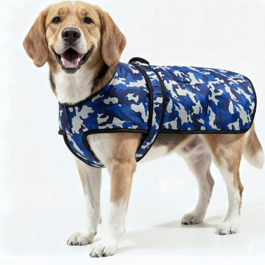 DOG Jacket & Dog Coat for Winter Ultra Warm Camouflage Army Coat Thicker Fleece Dog Hoodie Vest for Cold Weather in Different Colours  and Sizes Cloth