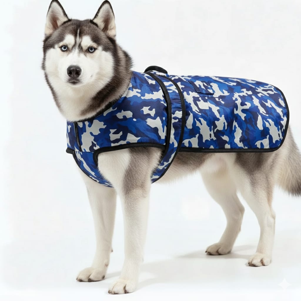 DOG Jacket & Dog Coat for Winter Ultra Warm Camouflage Army Coat Thicker Fleece Dog Hoodie Vest for Cold Weather in Different Colours  and Sizes Cloth