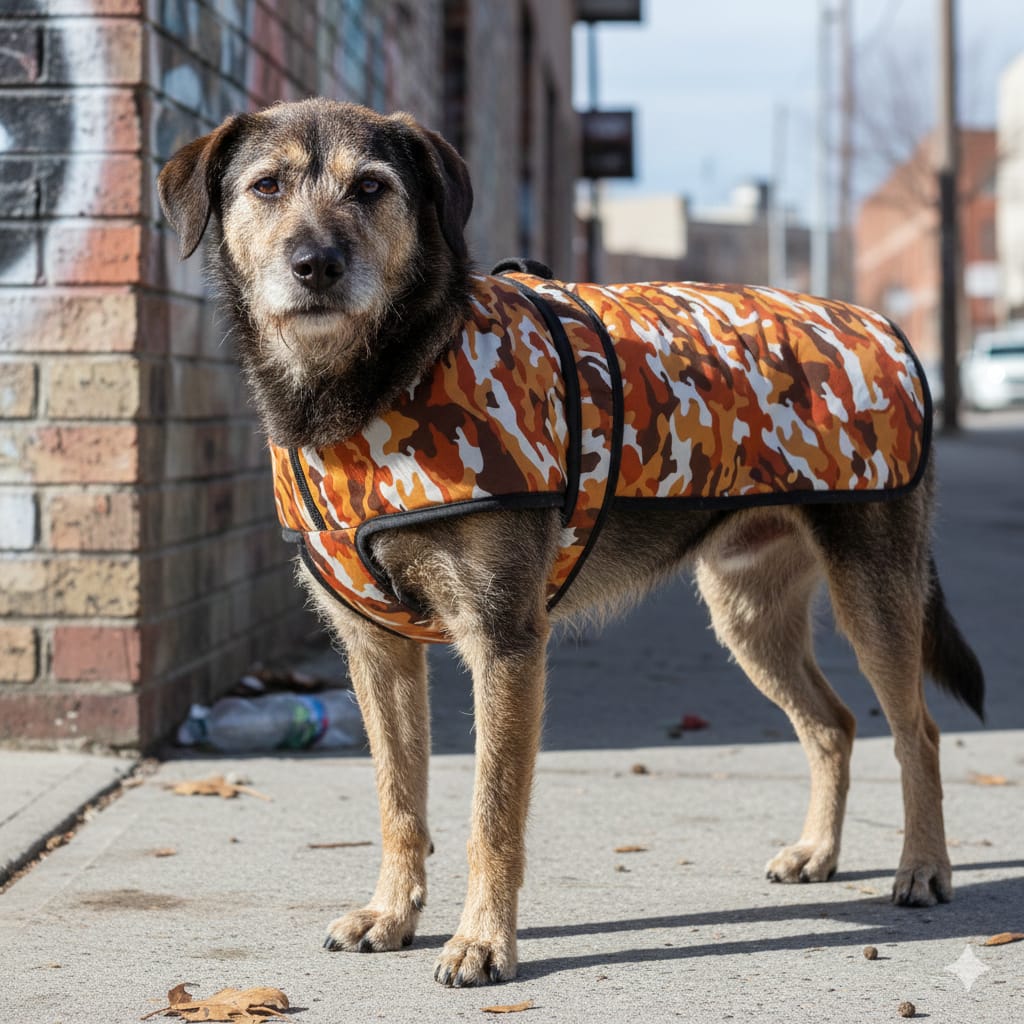 DOG Jacket & Dog Coat for Winter Ultra Warm Camouflage Army Coat Thicker Fleece Dog Hoodie Vest for Cold Weather in Different Colours  and Sizes Cloth