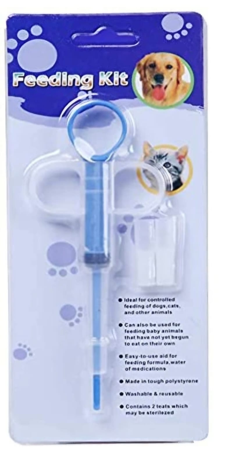Pet Medicine Feeder, Silicone Syringe Cat Dog Puppy Pill Dispenser Suit with Soft Tips, Pet Cat Dog Puppy Pill Tablet Versus Control Rods