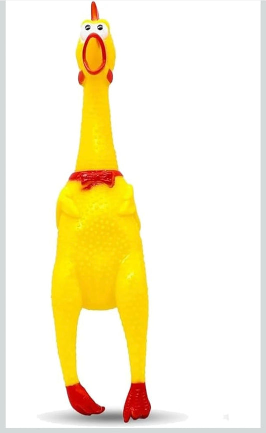 Non-Toxic Screaming Chicken Squeaky Toys for Puppy Dogs & cat lerge