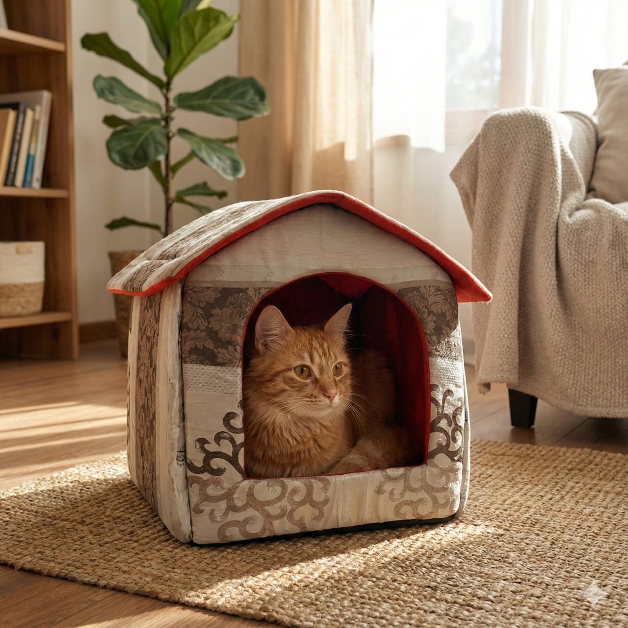 Cat and Dog House, Comfortable and Cozy, Perfect your Furry Friend, with Unique Design