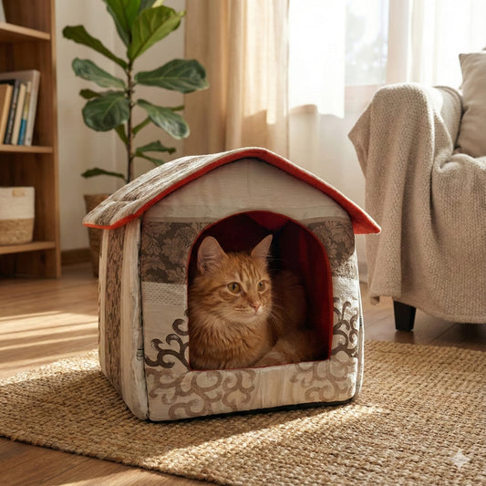 Cat and Dog House, Comfortable and Cozy, Perfect your Furry Friend, with Unique Design