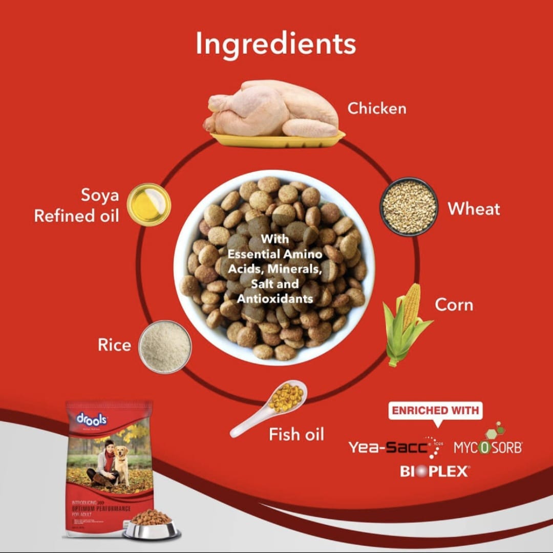 Drools Optimum Performance Adult Dog Dry Food